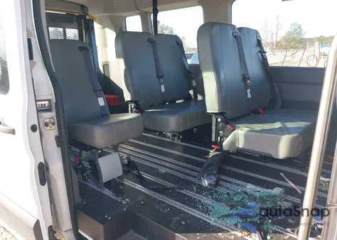 2020 Ford Transit-350 Passenger Van Xl из США, поврежденный, VIN 1FDAX2C86LKA88991